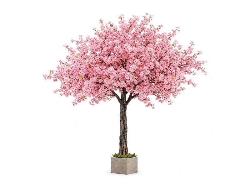 Artificial cherry blossom tree