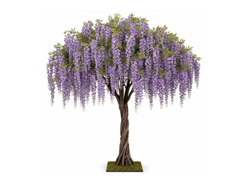 Artificial wisteria tree