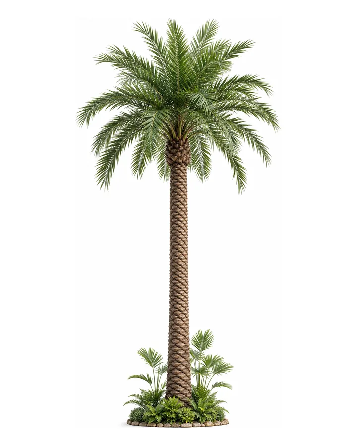 Artificial date palm tree