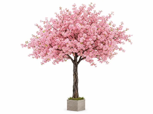 Artificial cherry blossom tree