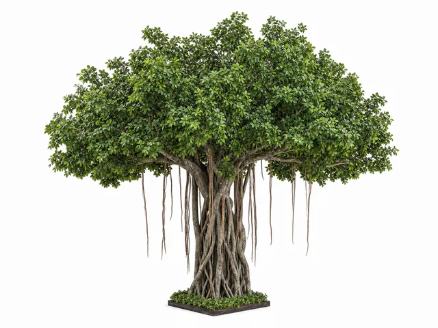 Custom artificial banyan tree
